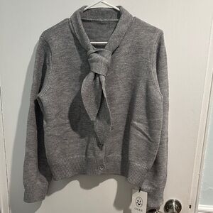 Brand New!! Cider gray knit cardigan